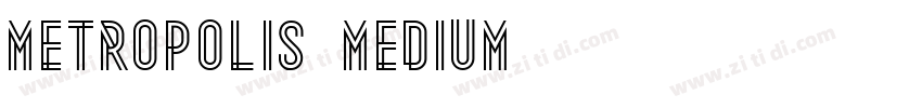 Metropolis Medium 中字体转换